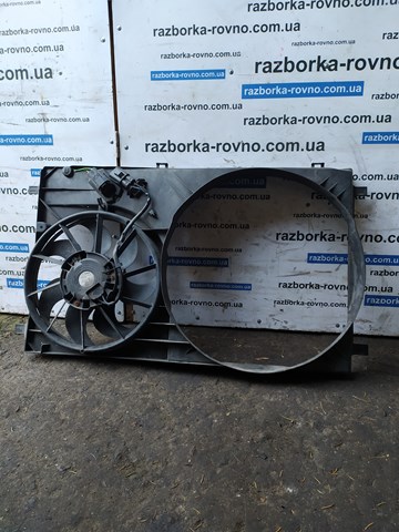 Диффузор радиатора охлаждения в сборе с крыльчаткой GK318C607AB FORD