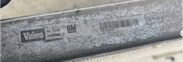 OPEL 13156387 Радиатор охлаждения двигателя в наличии Ровно