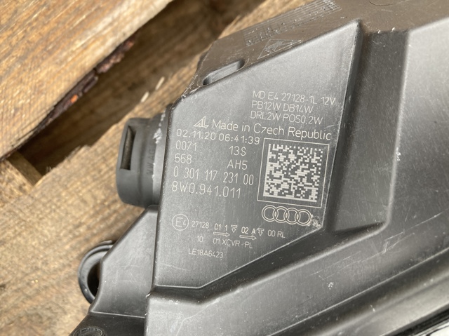 Фара левая передняя 8W0941011 VAG