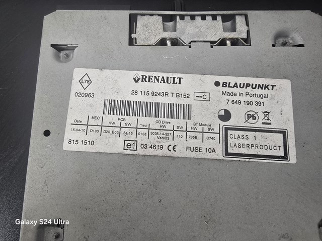 281159243R RENAULT Магнитола купить в Харьков