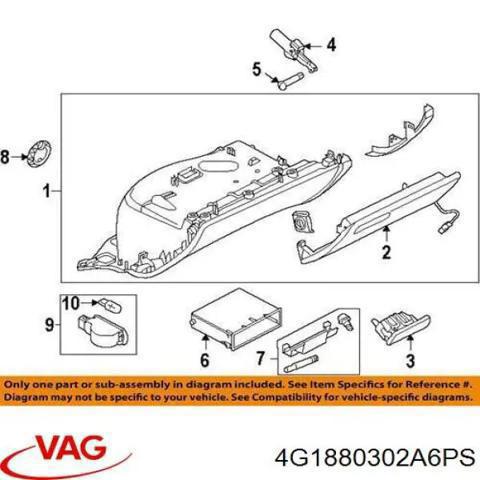 4G1880302A6PS VAG Ящик перчаточный (бардачок) купить в Ужгород