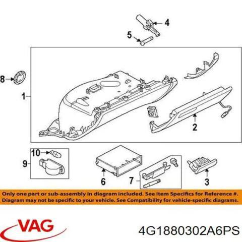 4G1880302A6PS VAG Ящик перчаточный (бардачок) купить в Чернигов