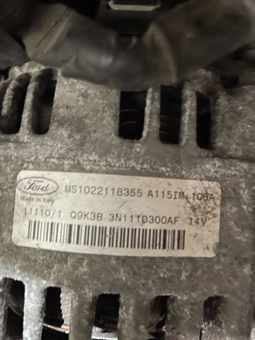 Автомобильный генератор 3N1110300AF FORD