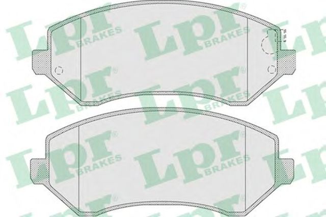 05P1005 LPR Колодки тормозные передние дисковые купить в Каменское