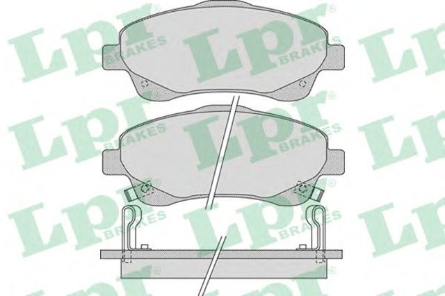 05P1114 LPR Передние тормозные колодки купить в Чернигов