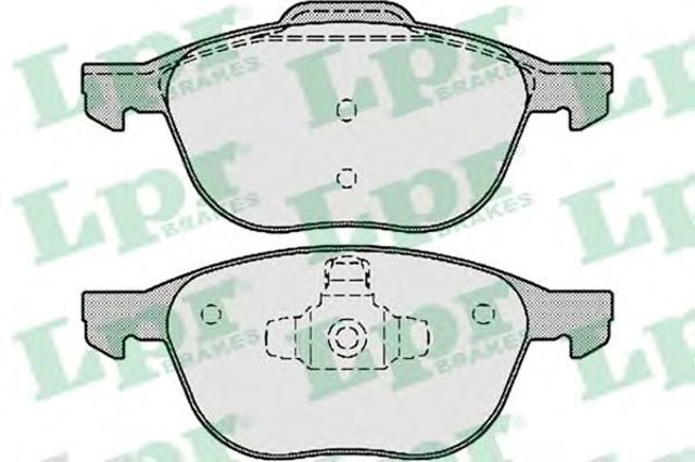 05P1190 LPR Передние тормозные колодки купить в Черновцы