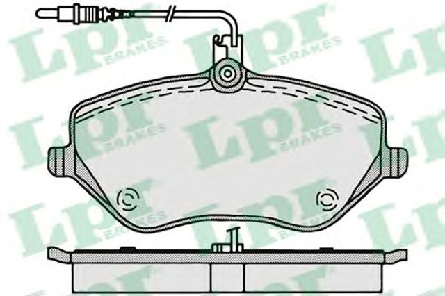 Колодки тормозные 05P1202 LPR