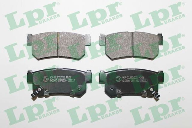 Колодки тормозные дисковые комплект 05P1210 LPR