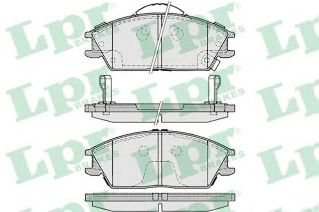 Колодки тормозные 05P1222 LPR