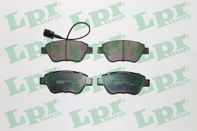 Колодки тормозные дисковые комплект 05P1225 LPR