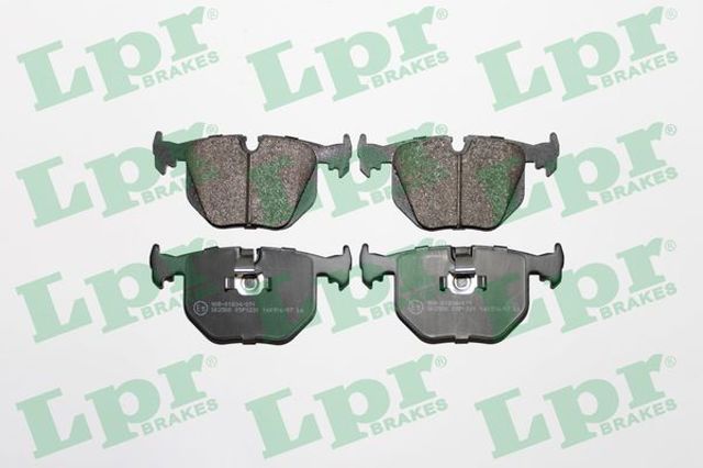 Колодки на тормоз задний дисковый 05P1231 LPR