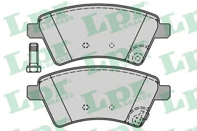 LPR 05P1245 Колодки тормозные передние дисковые в наличии Ирпень