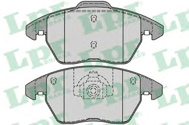 Передние тормозные колодки 05P1248 LPR
