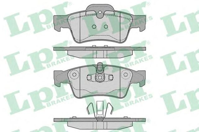 Задние дисковые колодки 05P1254 LPR