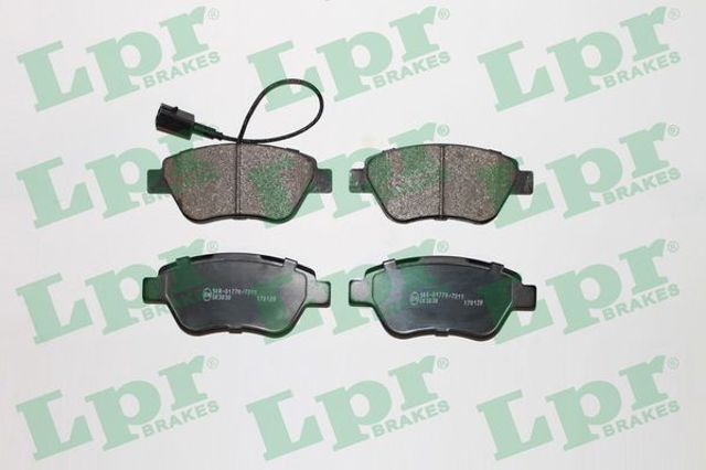 Колодки тормозные дисковые комплект 05P1264 LPR