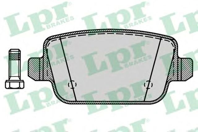 05P1272 LPR Колодки тормозные задние дисковые купить в Черновцы