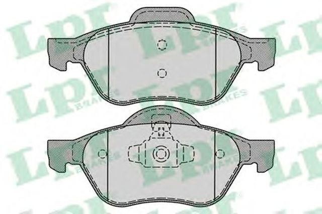 Колодки тормозные передние дисковые 05P1279 LPR