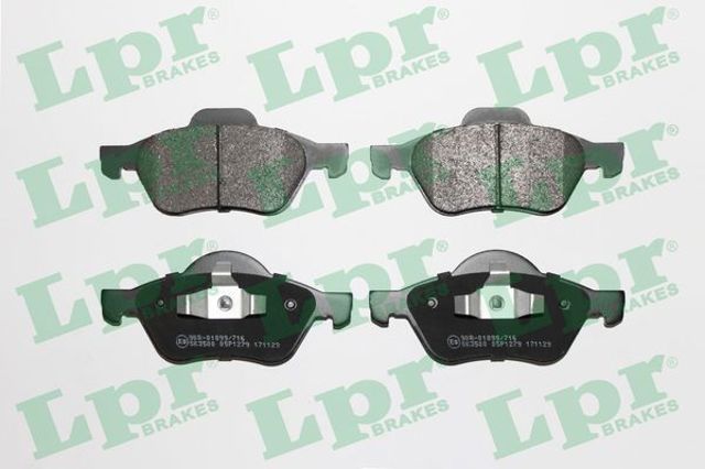 05P1279 LPR Колодки тормозные передние дисковые купить в Черкассы