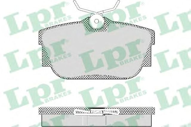LPR 05P1303 Колодки тормозные задние дисковые в наличии Винница