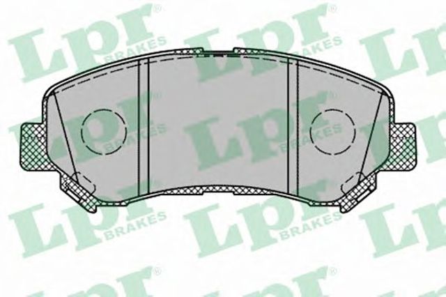 LPR 05P1314 Передние тормозные колодки в наличии Тернополь