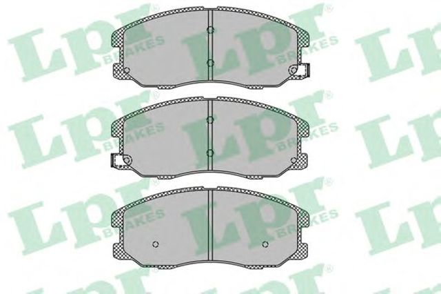 Колодки тормозные передние дисковые 05P1322 LPR