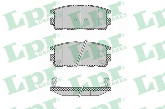 Задние тормозные колодки 05P1323 LPR