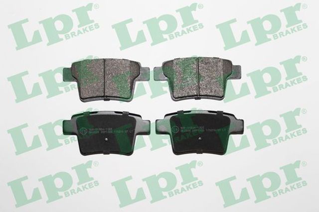 Колодки тормозные задние, дисковые 05P1326 LPR