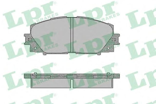 Колодки передние 05P1333 LPR
