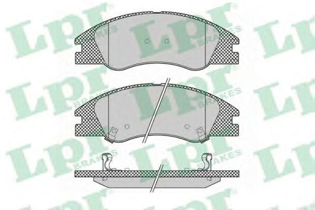Передние тормозные колодки 05P1349 LPR