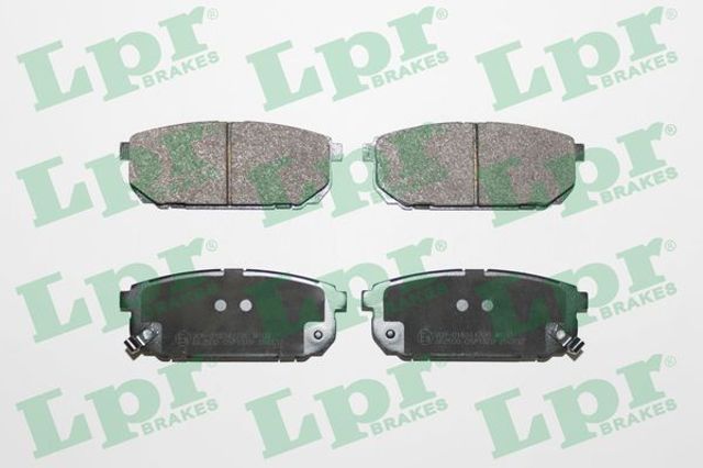 Колодки тормозные задние, дисковые 05P1370 LPR