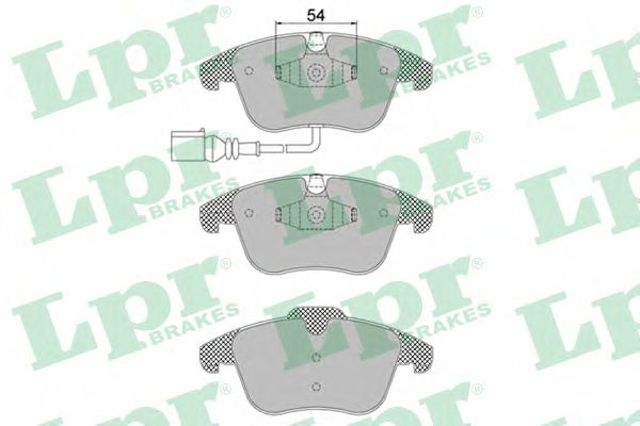 05P1392 LPR Передние тормозные колодки купить в Львов