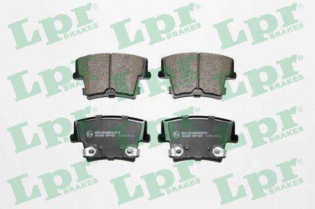 Колодки тормозные дисковые комплект 05P1400 LPR