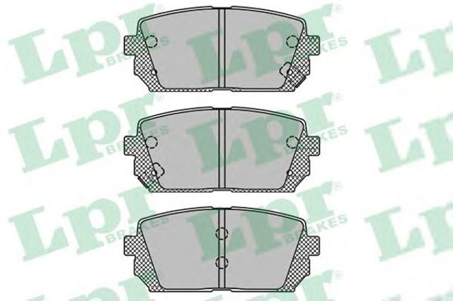 Задние колодки 05P1416 LPR