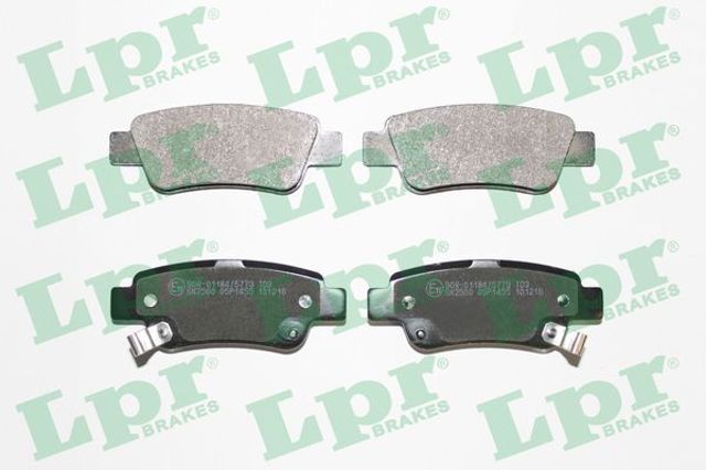 Колодки тормозные дисковые комплект 05P1455 LPR
