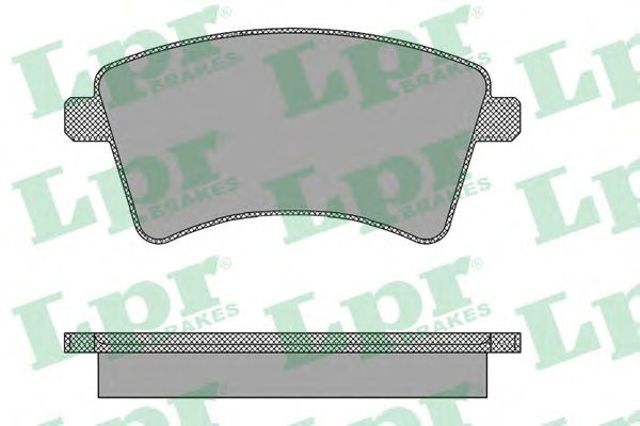 Колодки передние 05P1465 LPR