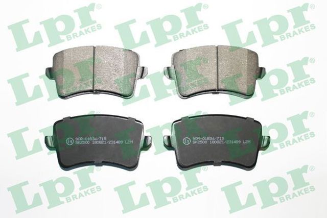LPR 05P1489 Колодки тормозные задние дисковые в наличии Черкассы