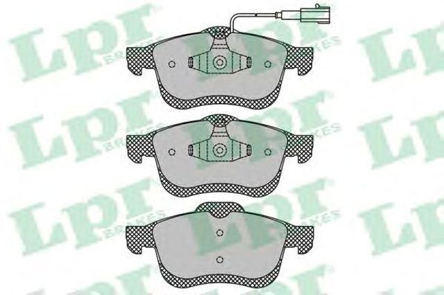 Колодки тормозные дисковые комплект 05P1494 LPR