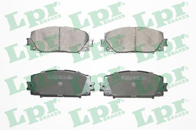 Колодки тормозные дисковые комплект 05P1529 LPR