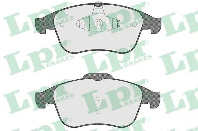 Колодки тормозные передние дисковые 05P1534 LPR