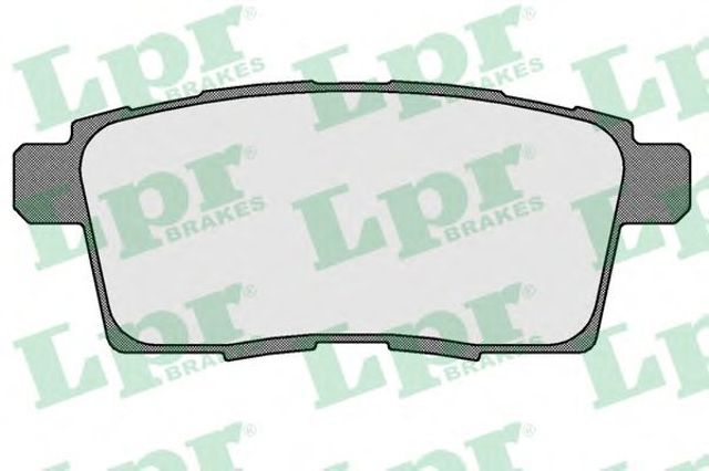 LPR 05P1572 Колодки тормозные задние дисковые в наличии Хмельницкий