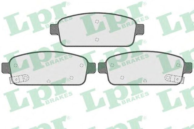 Колодки дисковые  05P1575 LPR