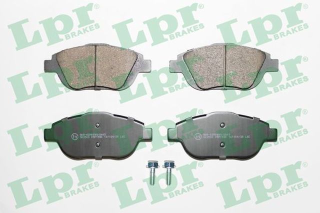 Колодки тормозные передние дисковые 05P1590 LPR