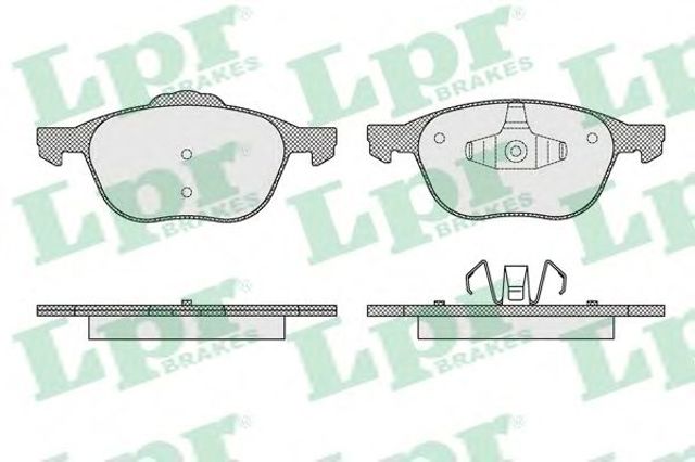 LPR 05P1627 Колодки тормозные передние дисковые в наличии Чернигов