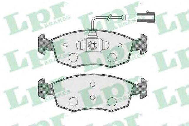 Колодки тормозные 05P1653 LPR