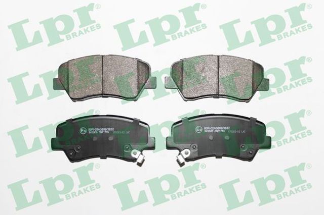 05P1753 Колодки тормозные передние дисковые купить Черкассы
