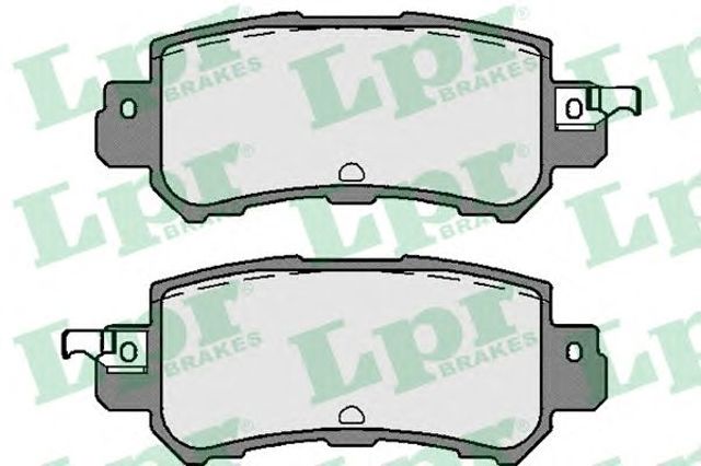 LPR 05P1756 Колодки тормозные задние дисковые в наличии Хмельницкий