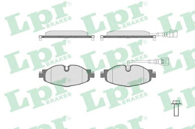 Тормозные колодки 05P1834 LPR