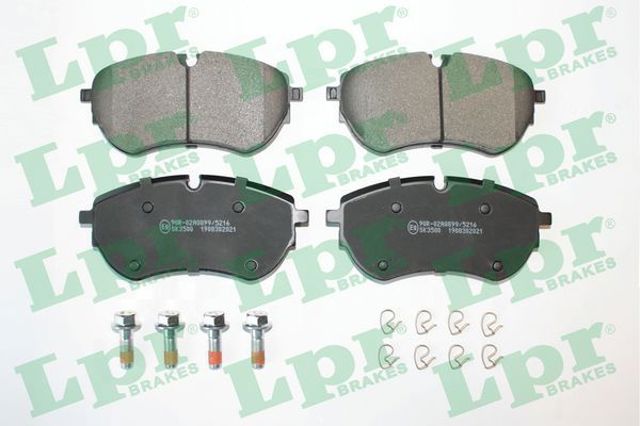 Колодки тормозные дисковые комплект 05P2021 LPR
