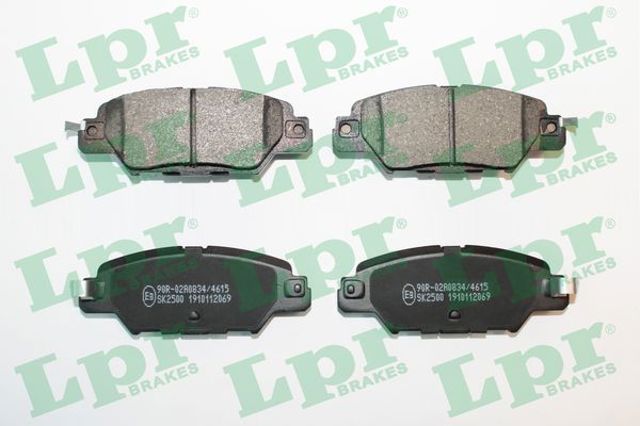 Комплект задних колодок 05P2069 LPR