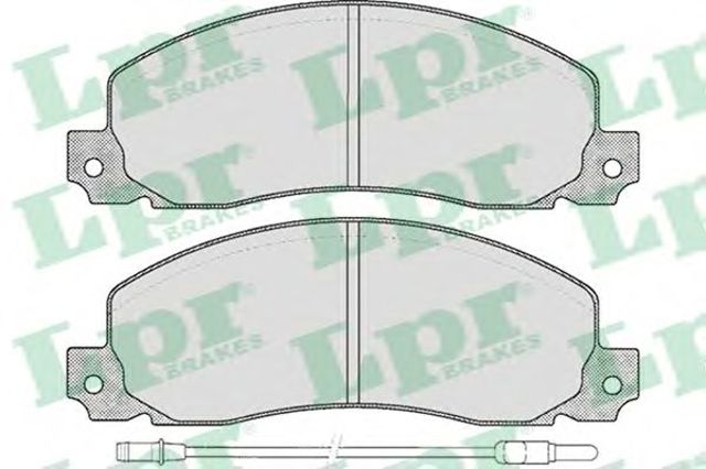 Колодки тормозные 05P278 LPR